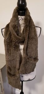 Rabbit Fur Scarf